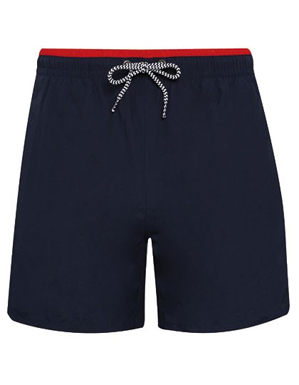Asquith & Fox - Men´s Swim Shorts - Navy, Red
